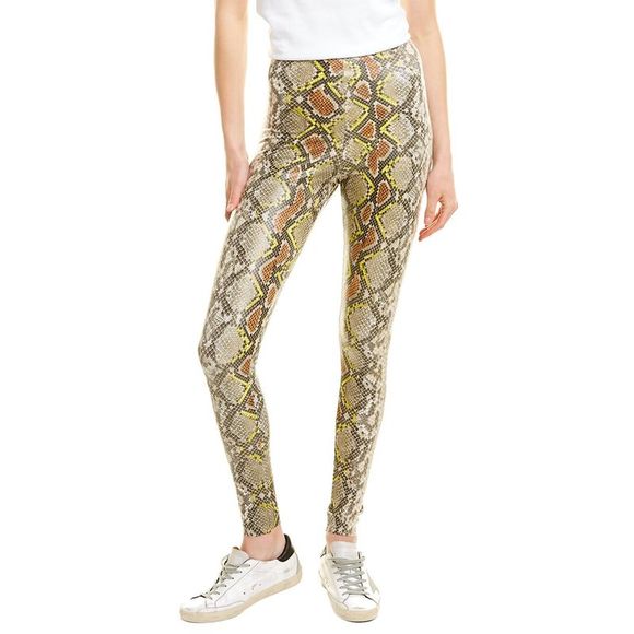 commando® Pants - Commando® Womens  Animal Print Perfect Control Legging, Yellow